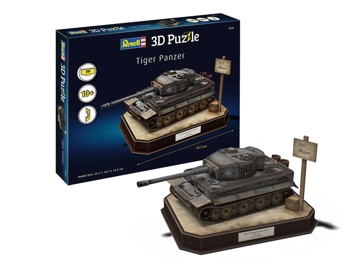 TIGER I - German Tank Revell 3D Puzzle