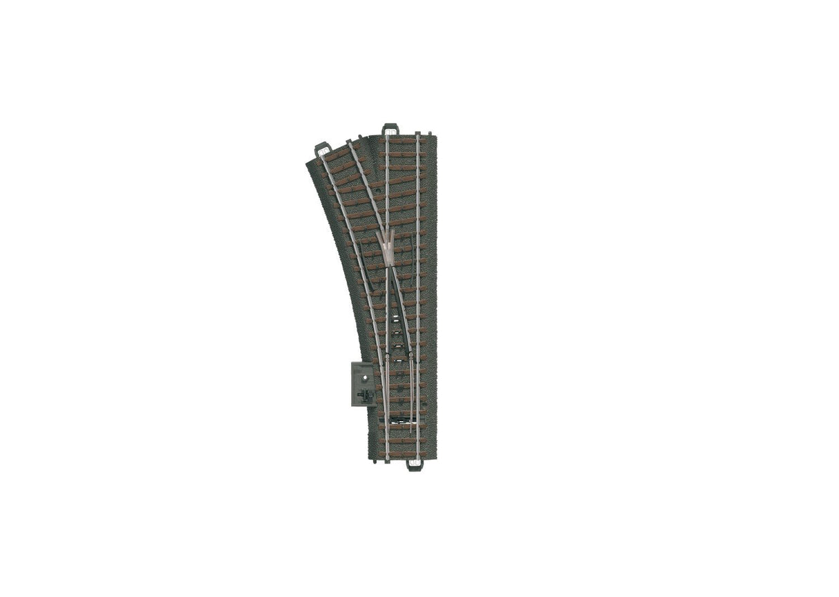 C Track End Piece for Track Roadbed Transparent