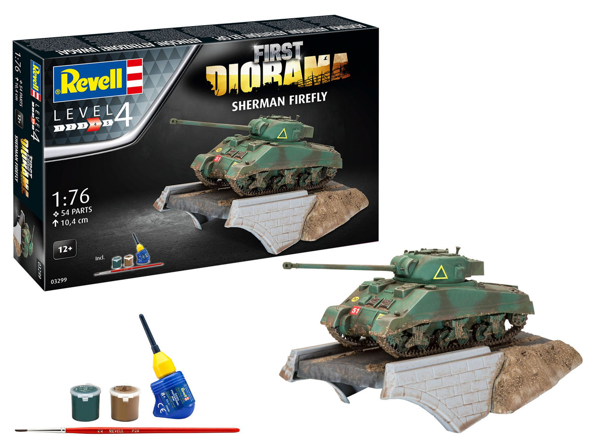 First Diorama Set - Sherman Firefly