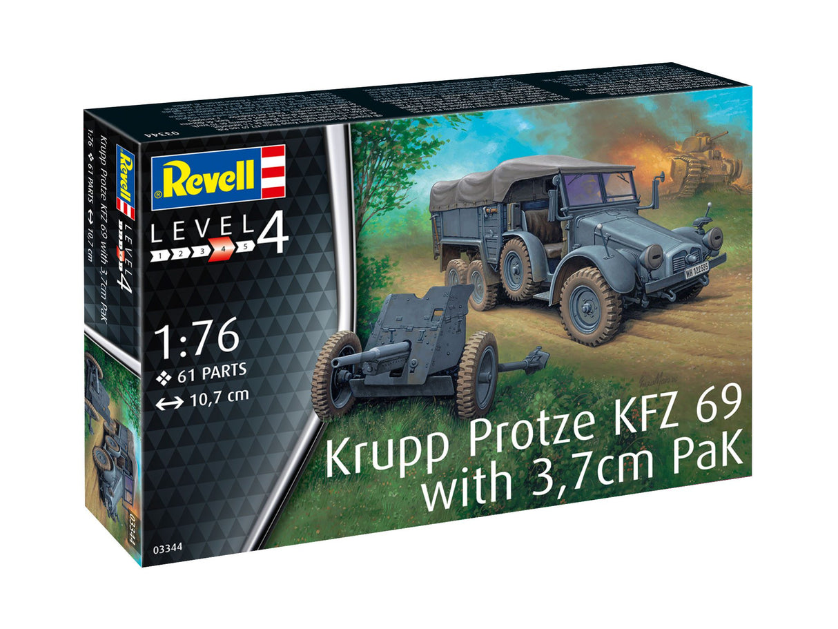 Krupp Protze KFZ 69 with 3,7cm Pak
