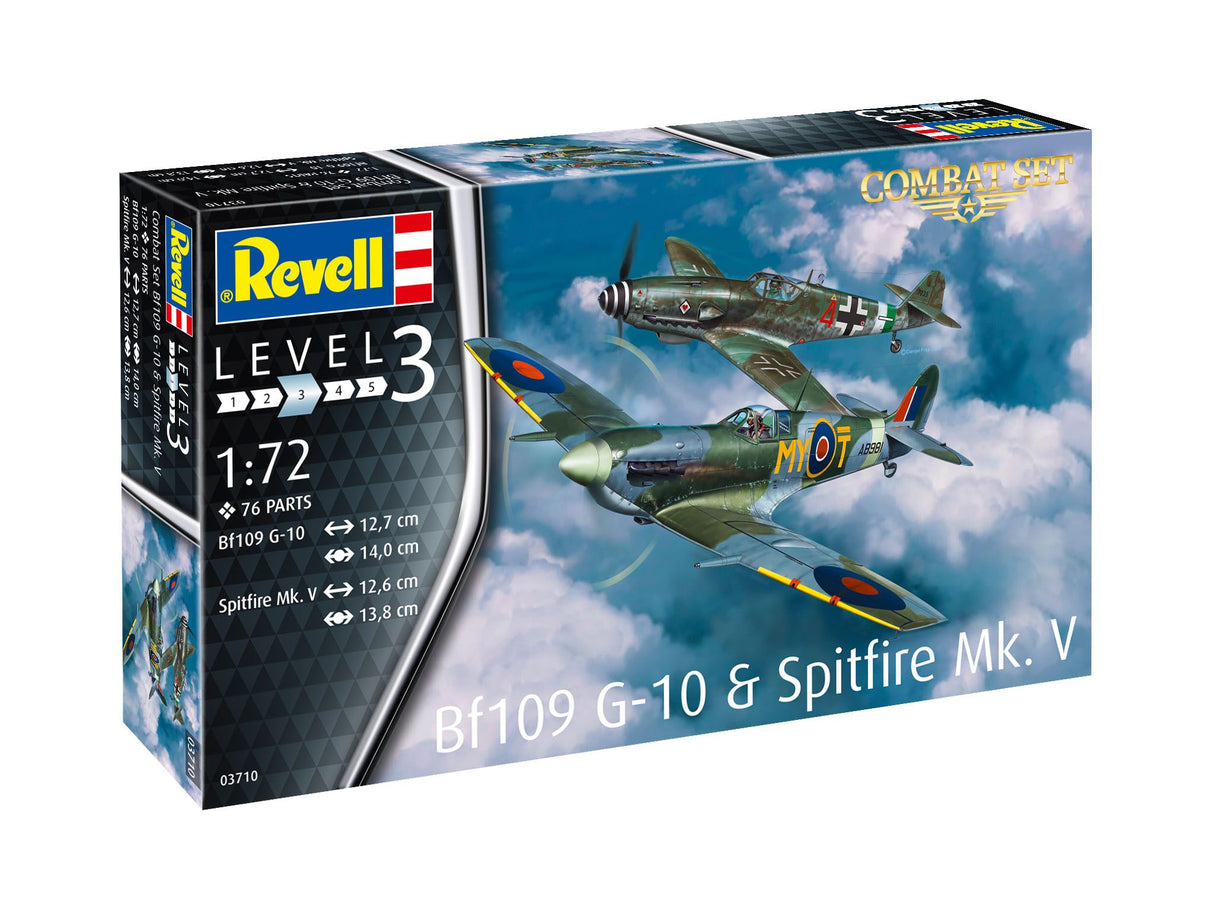 Combat Set Messerschmitt Bf109G-10 & Spitfire Mk.V