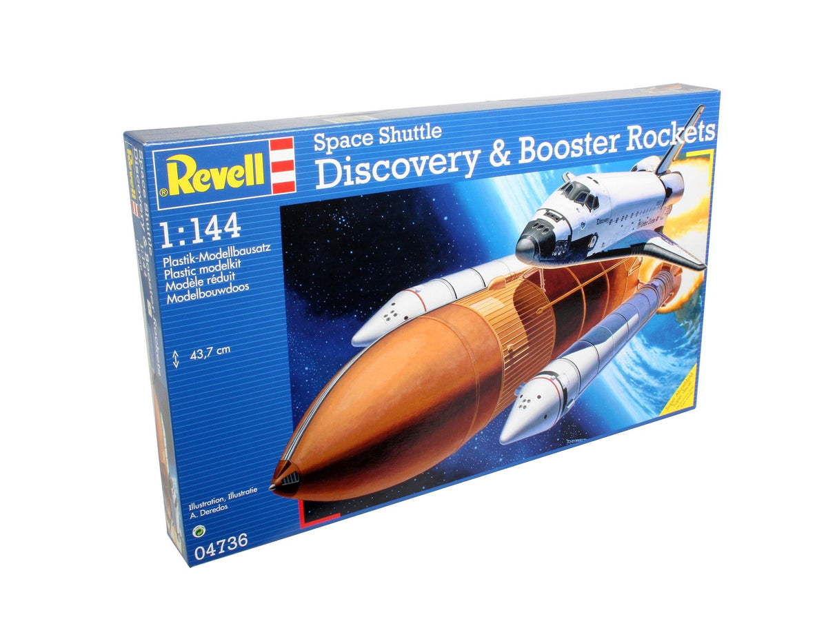 Space Shuttle Discovery & Booster Rockets