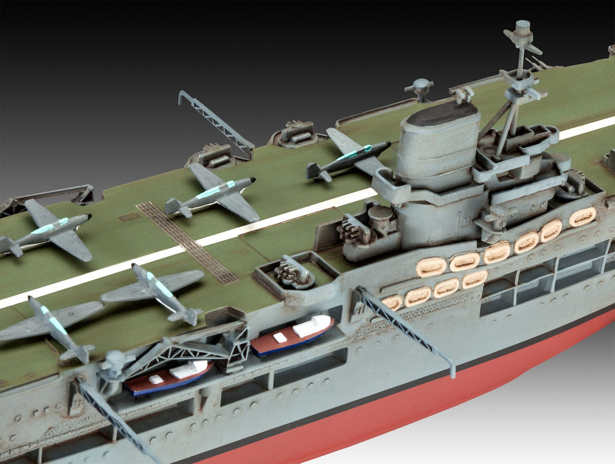 HMS Ark Royal & Tribal Class Destroyer