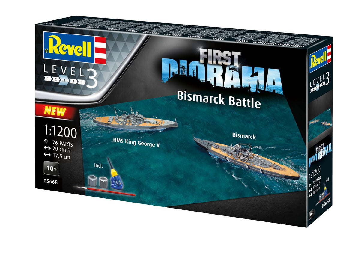 First Diorama Set - Bismarck Battle