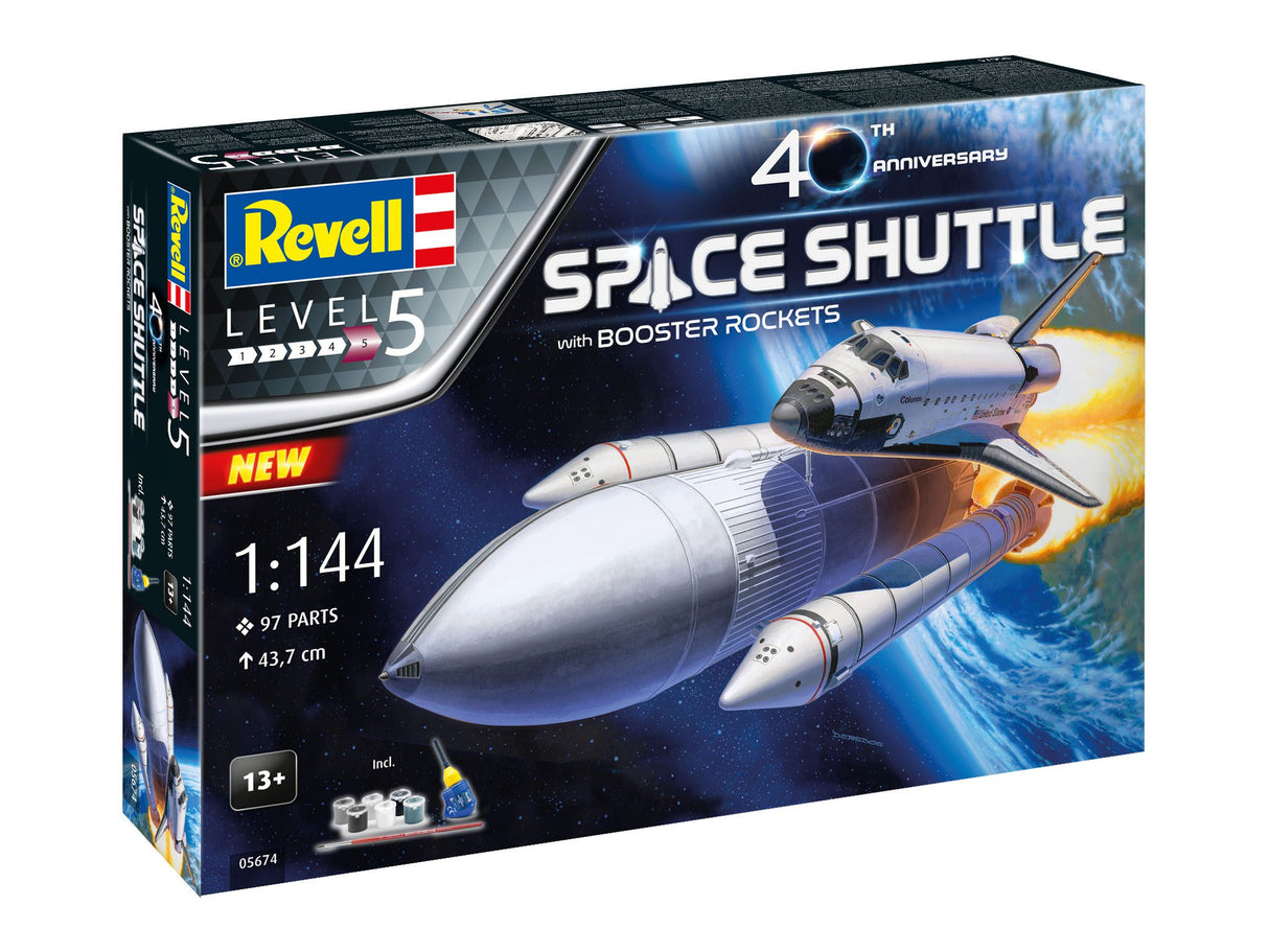 Gift Set Space Shuttle & Booster Raketten, 40th.
