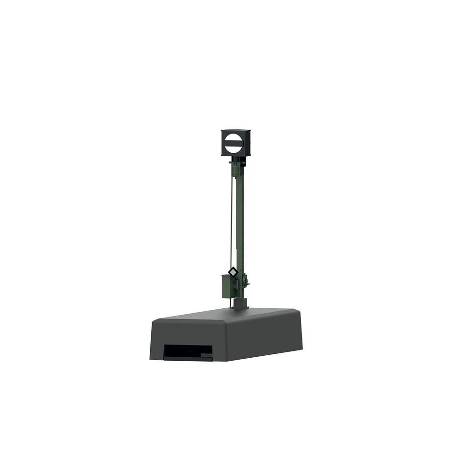 "Hp 0 / Hp 1" Home Signal with a Narrow Mast