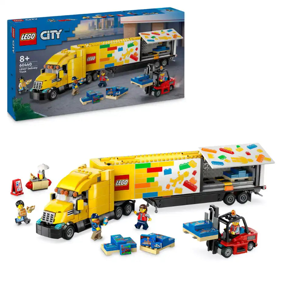 Yellow Delivery Truck
