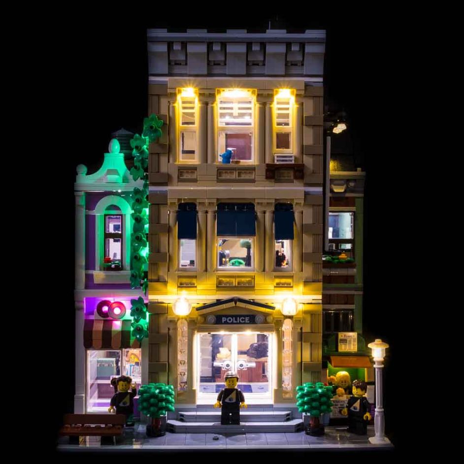 Light My Bricks (LMB) Light kit for LEGO # 10278 Police Station