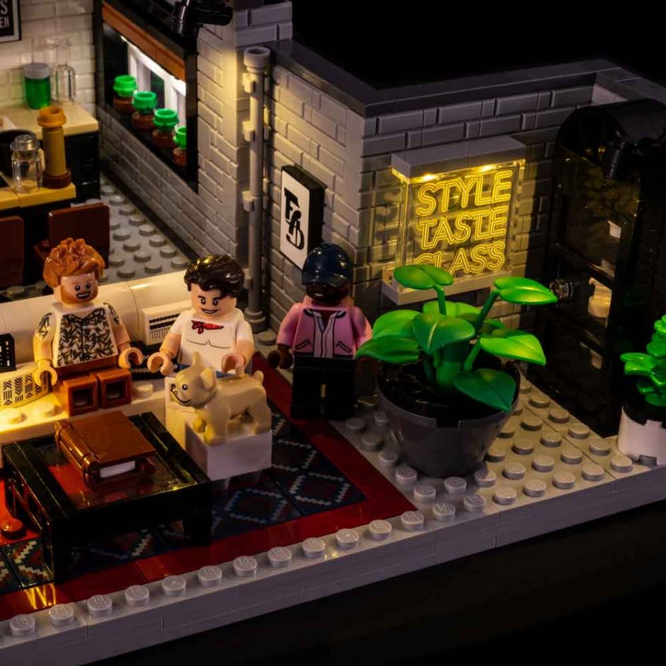 Light My Bricks (LMB) Light kit for LEGO # 10291 Queer Eye The Fab 5 Loft