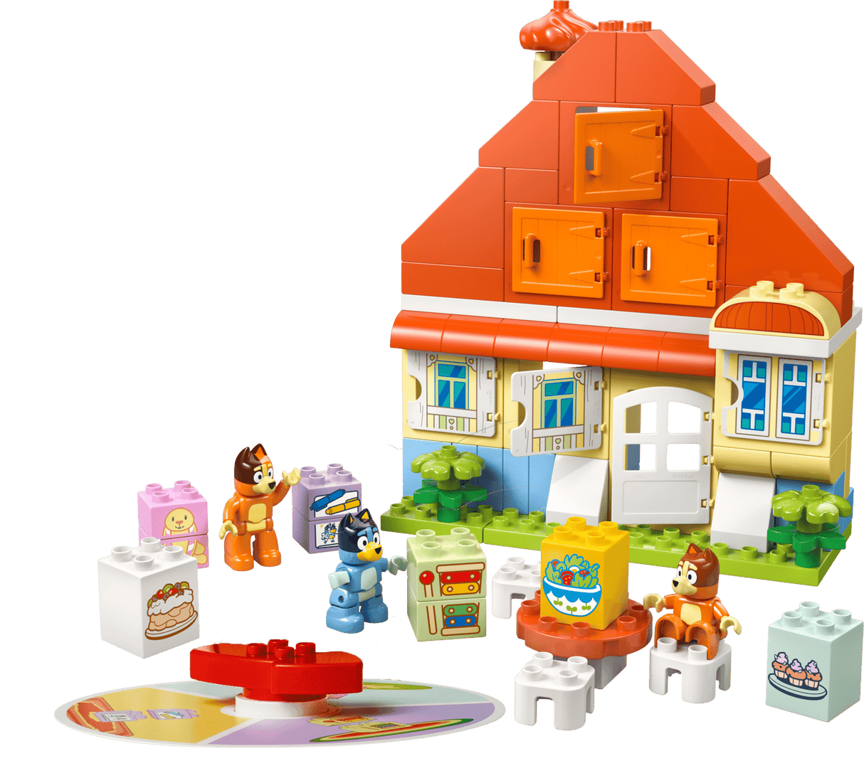 Bluey's Family House with Memory Game