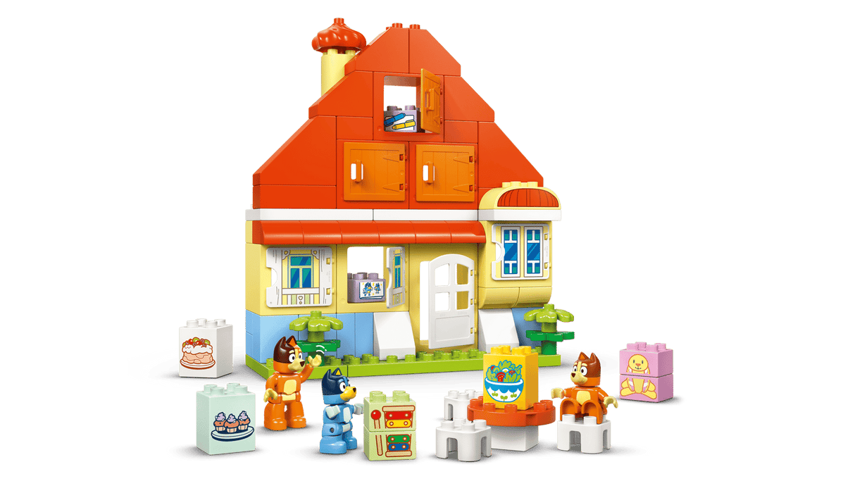 Bluey's Family House with Memory Game