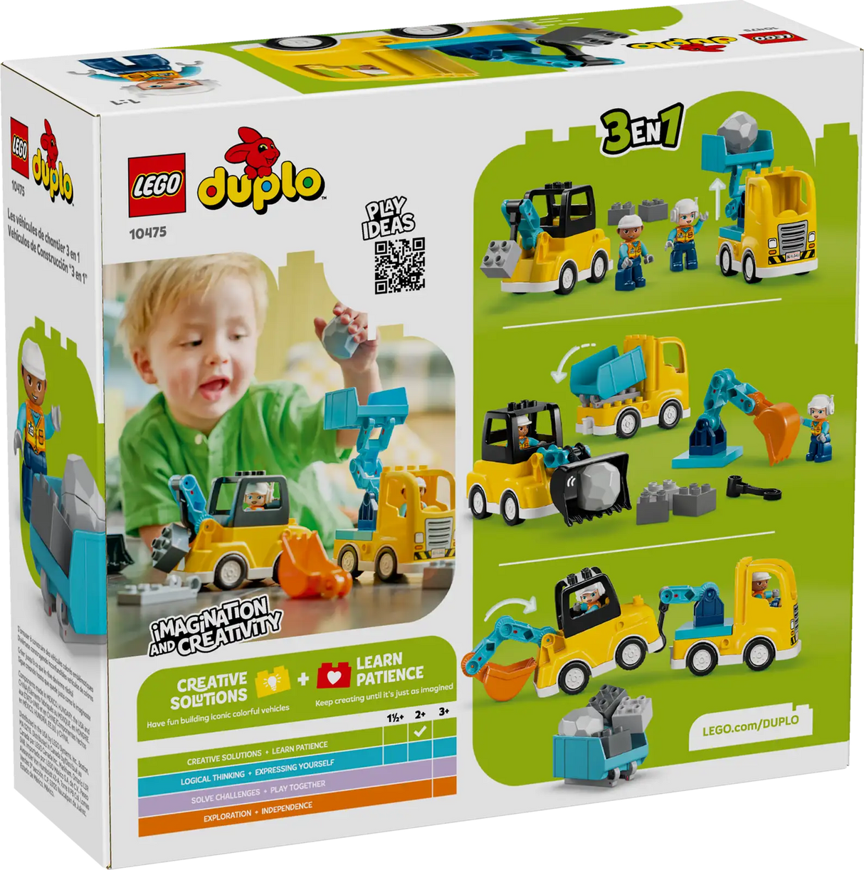 3 in 1 Construction Vehicles