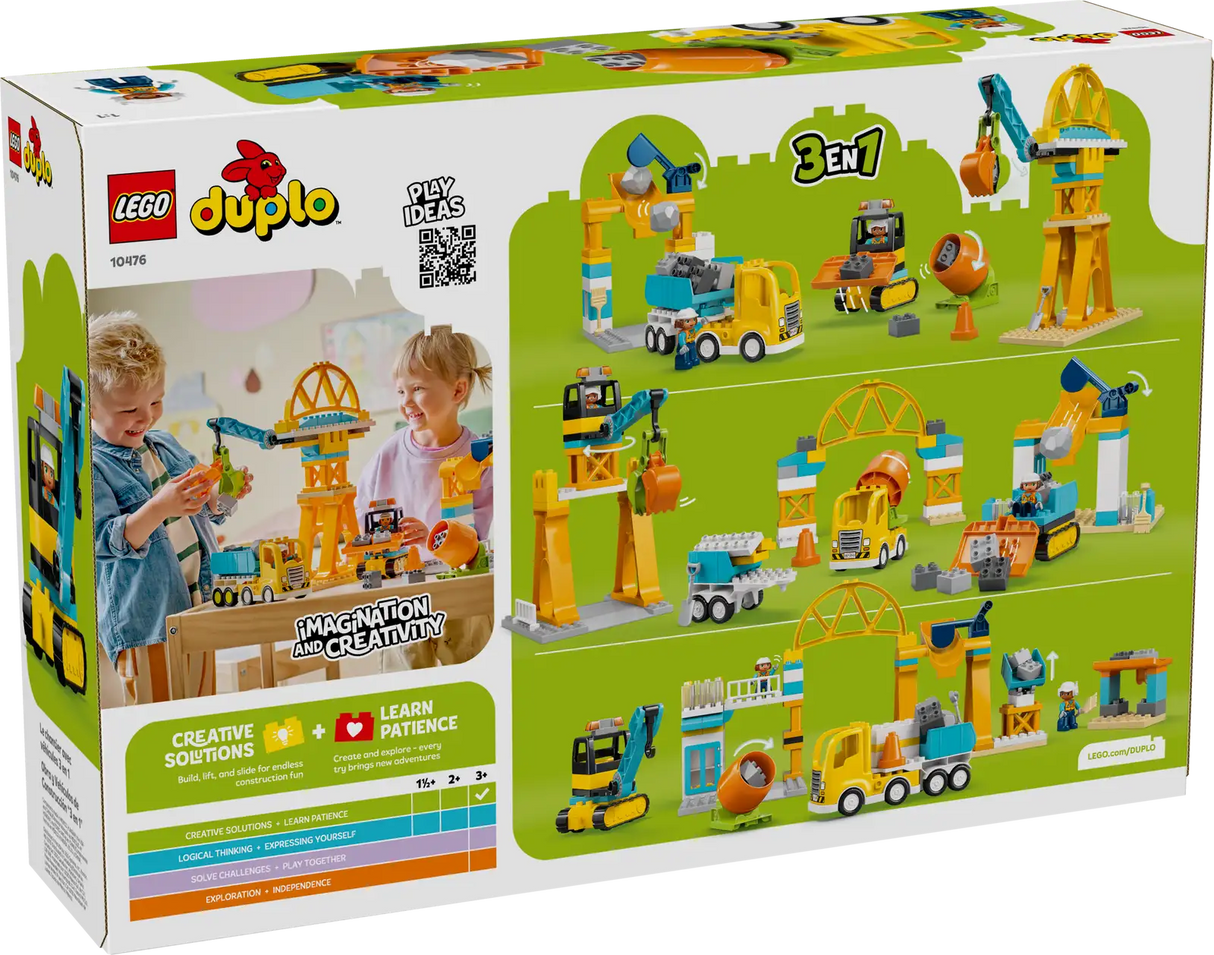 3 in 1 Construction Site and Vehicles