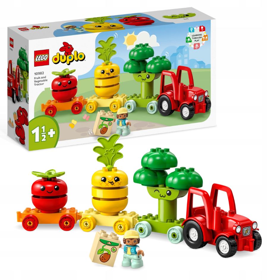 Tractor with Fruits and Vegatables