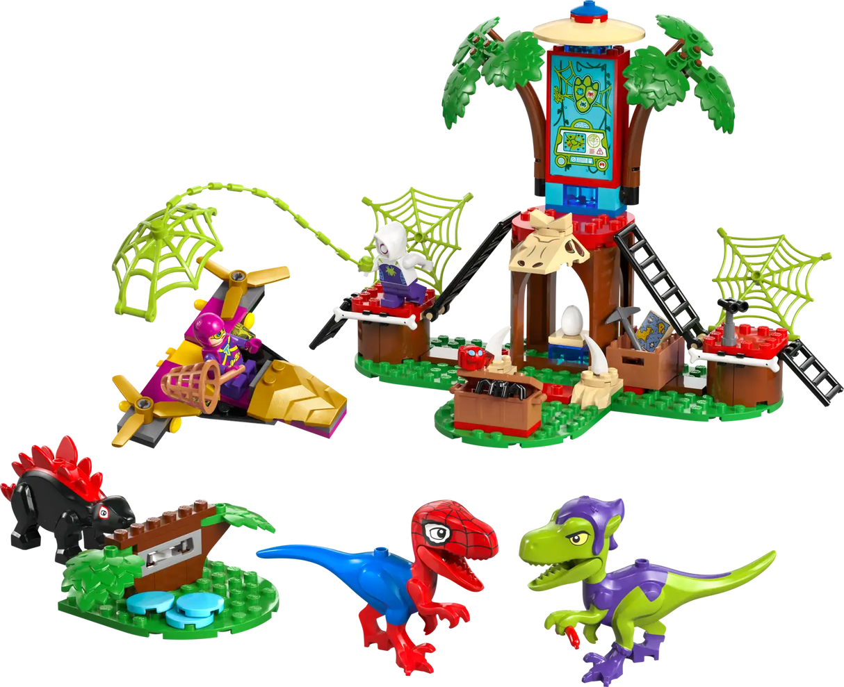 Spidey and Gobby's Raptor Battle at Tree House HQ