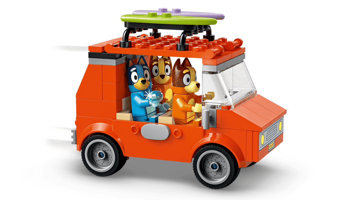 Bluey's Beach & Family Car Trip