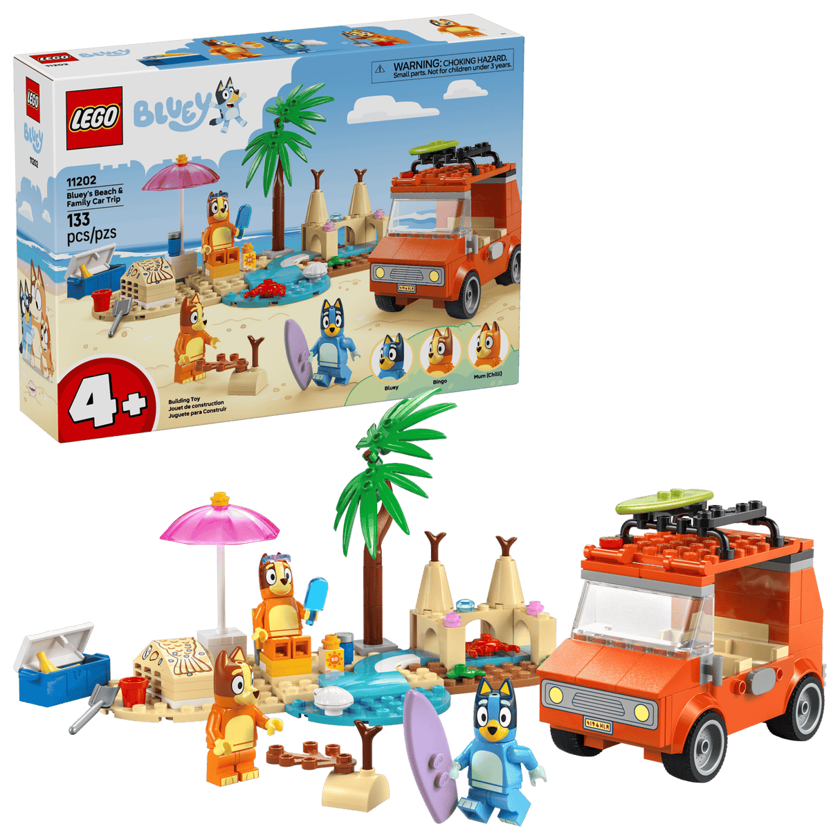 Bluey's Beach & Family Car Trip
