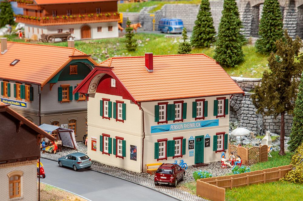 House with stork's nest