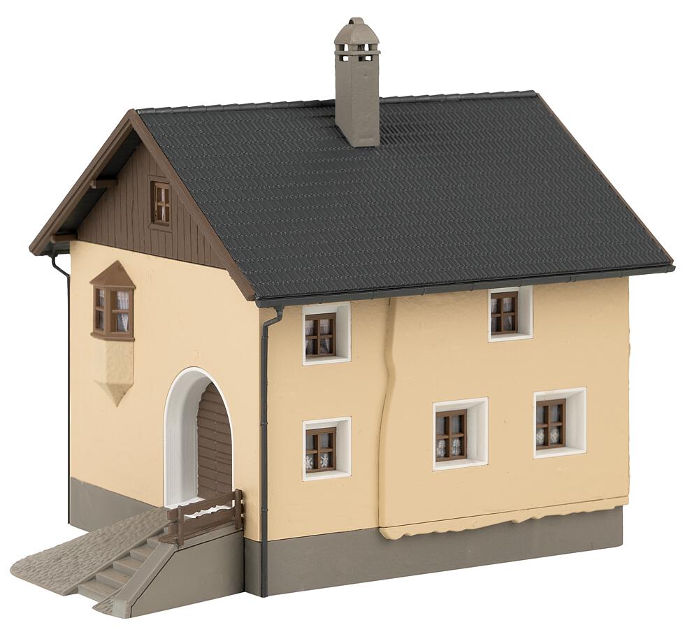 Detached house, wine red