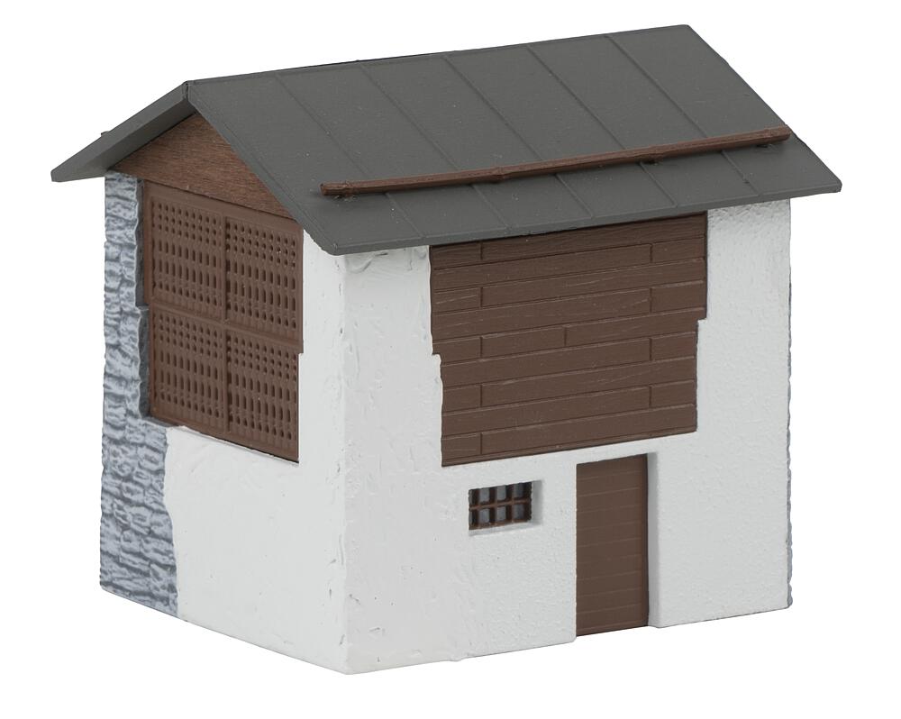 Double garage with drive section