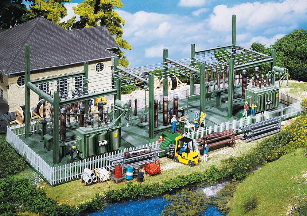 Equipment shed, slurry pit