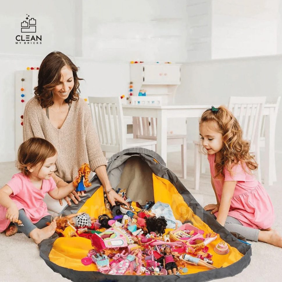 2 in 1 Foldable Bricks Storage Bag