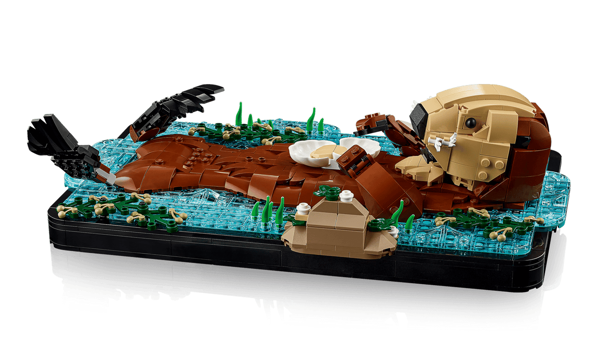 Floating Sea Otters