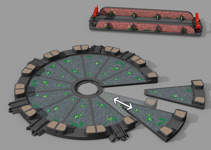 Märklin My World - Curved Plastic Track (R1)