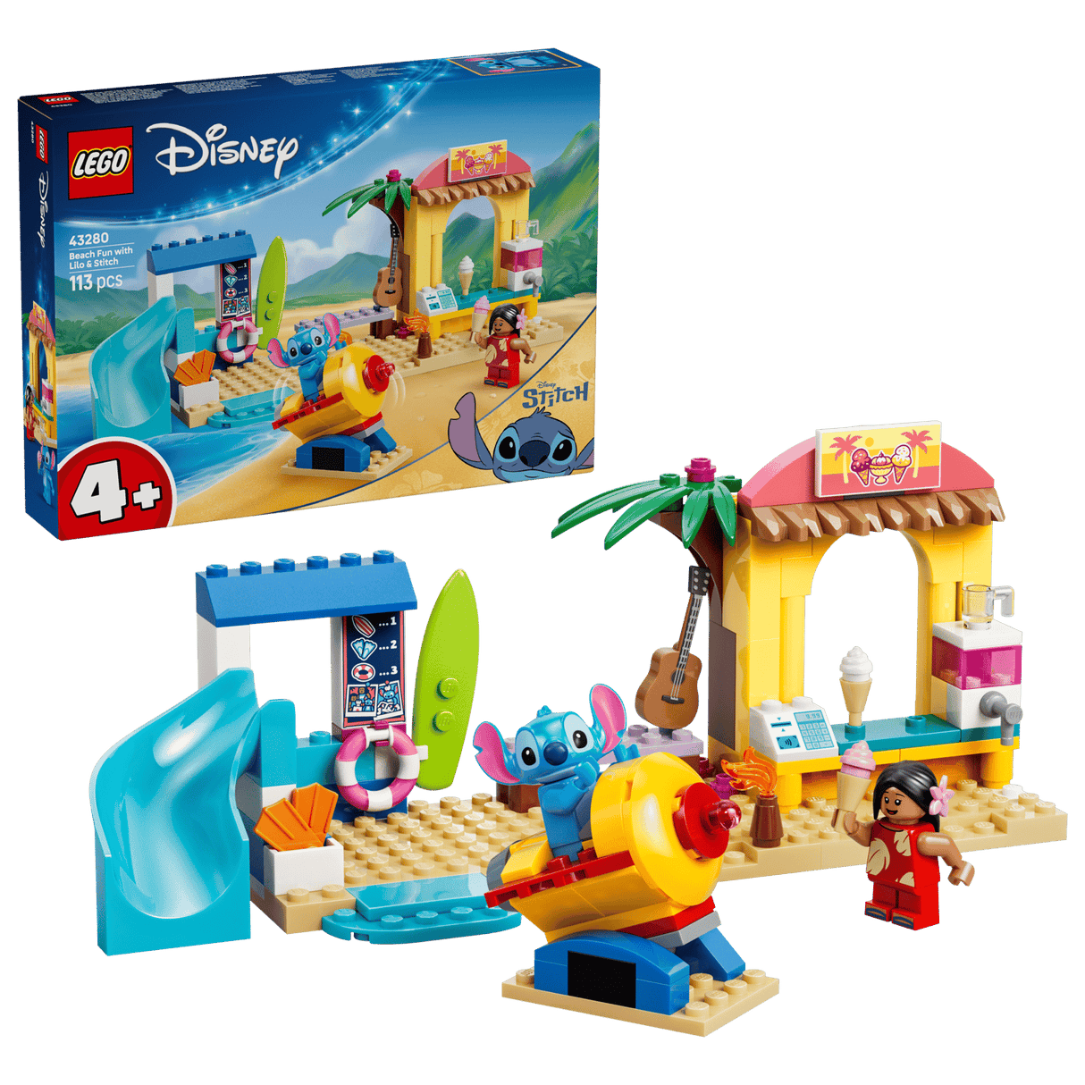 Beach Fun with Lilo & Stitch