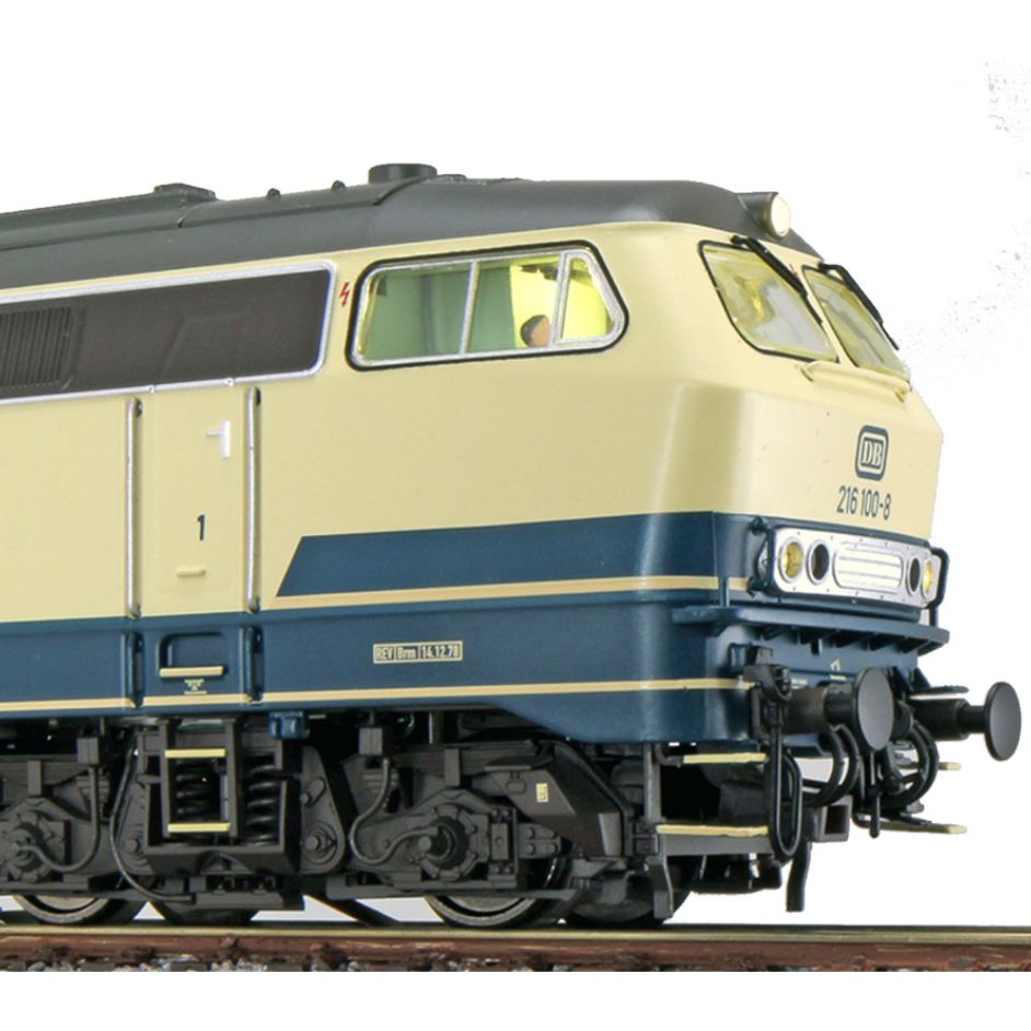 H0, BR 216, 216 100 DB, ocean blue/beige, Ep IV