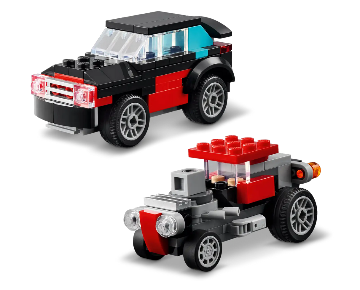 Flatbed Truck With Helicopter