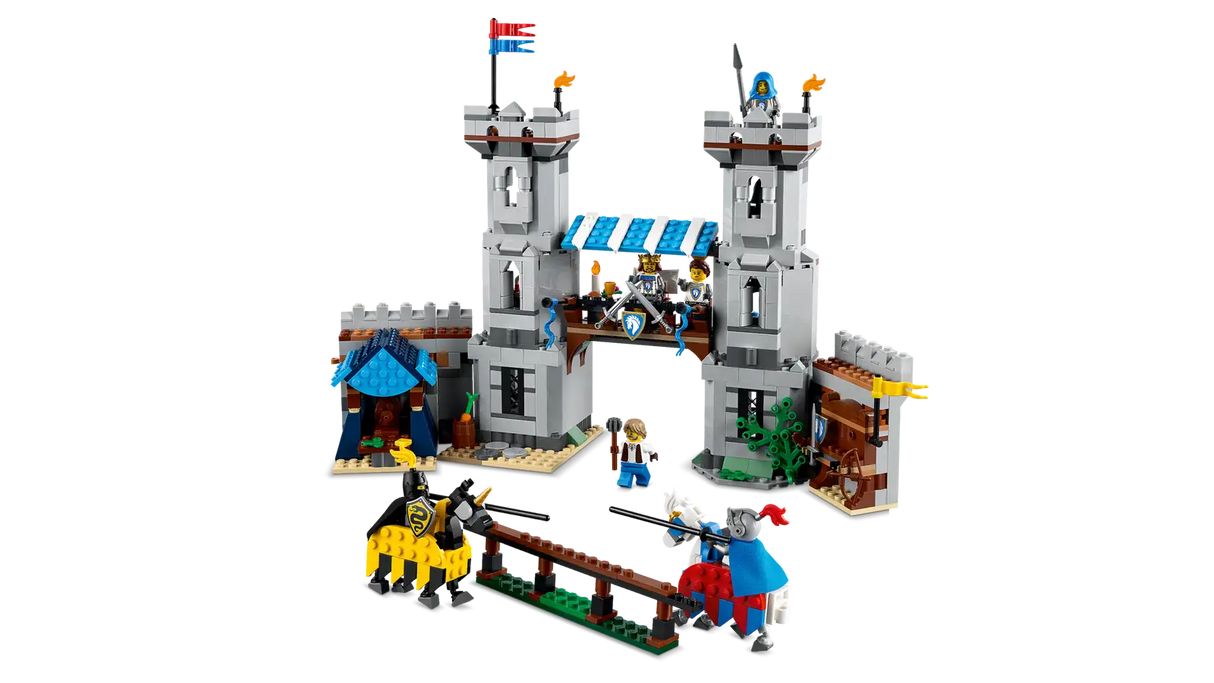Medieval Horse Knight Castle