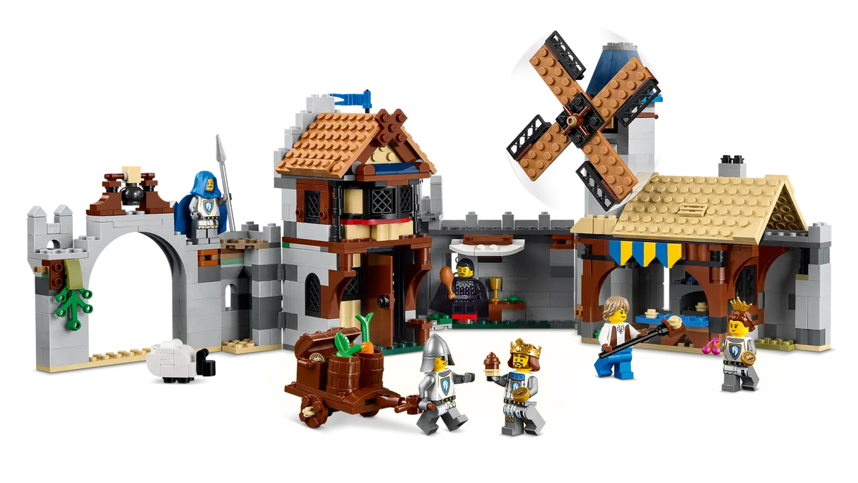 Medieval Horse Knight Castle