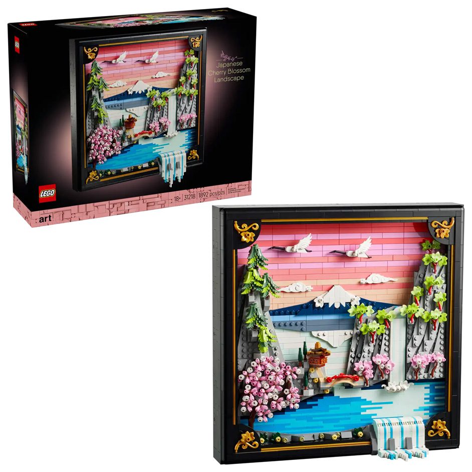Japanese Cherry Blossom Landscape