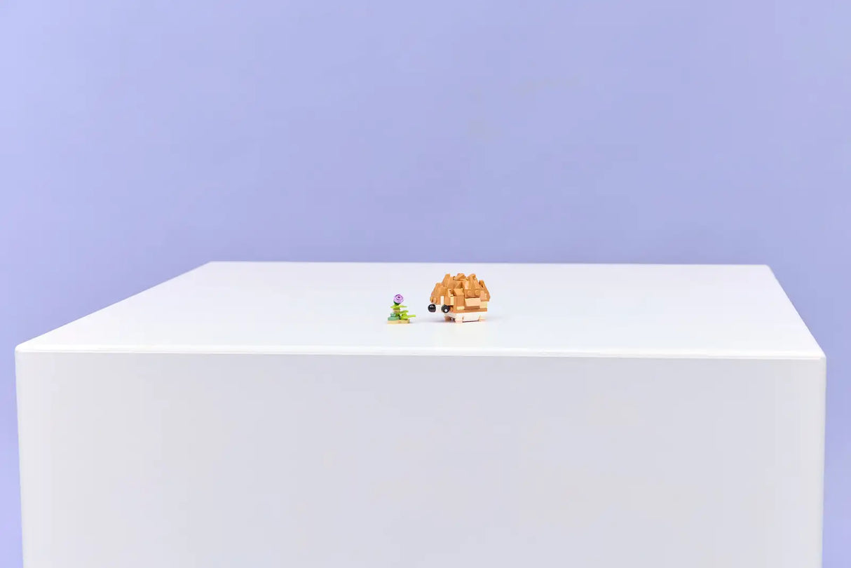 Cute Hamster with a Flower