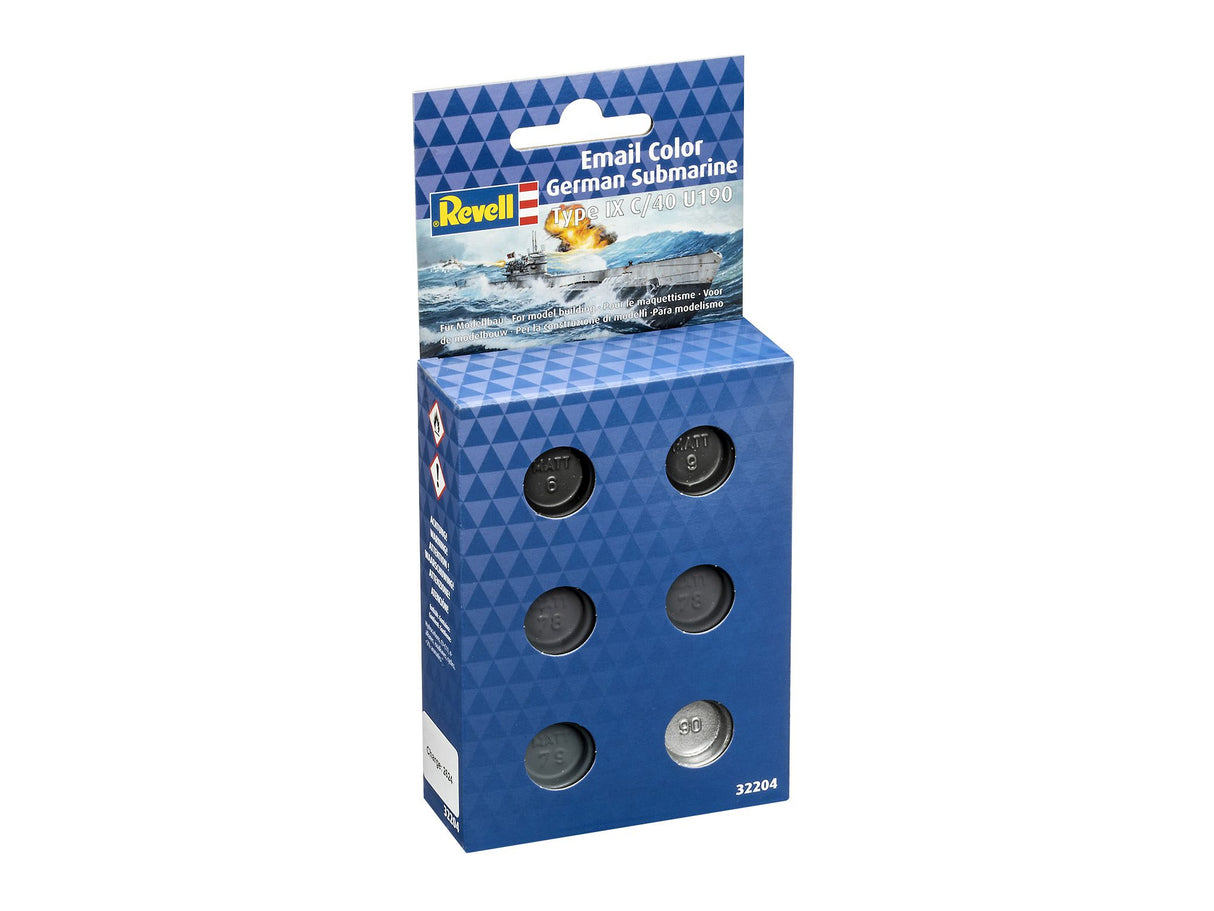 Enamel Colour Set - German Submarine Type IX C/40 (U190)
