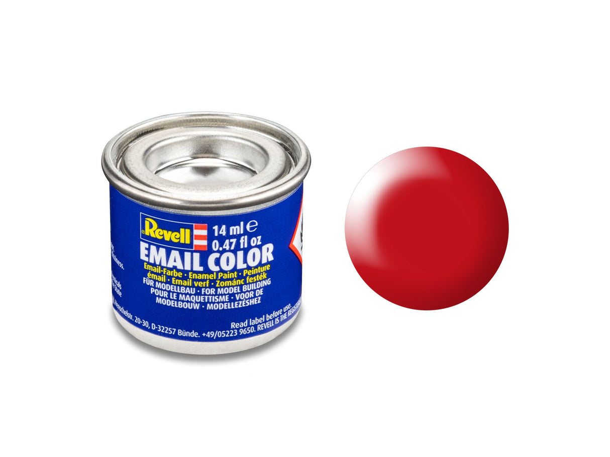 bright red, silk matt RAL 3026 14 ml canister