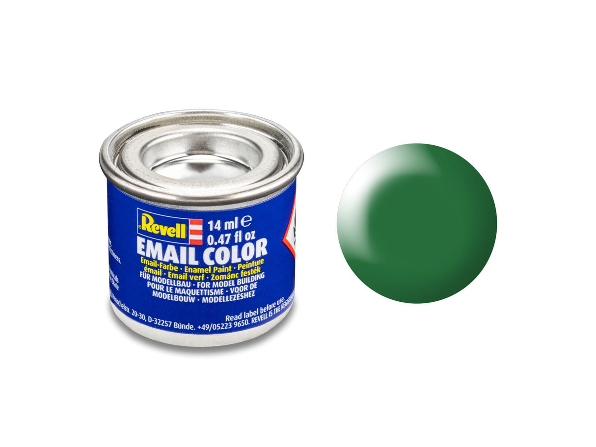 leaf green, silk matt RAL 6001 14 ml canister