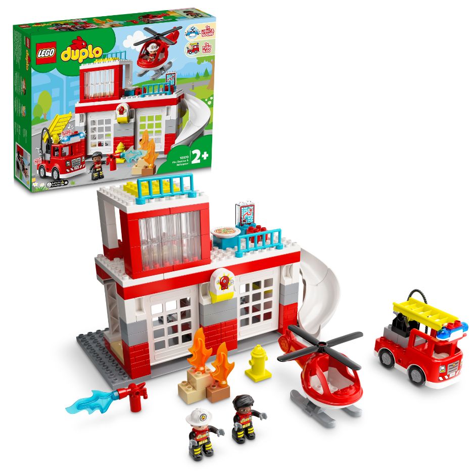 Fire Station & Helicopter
