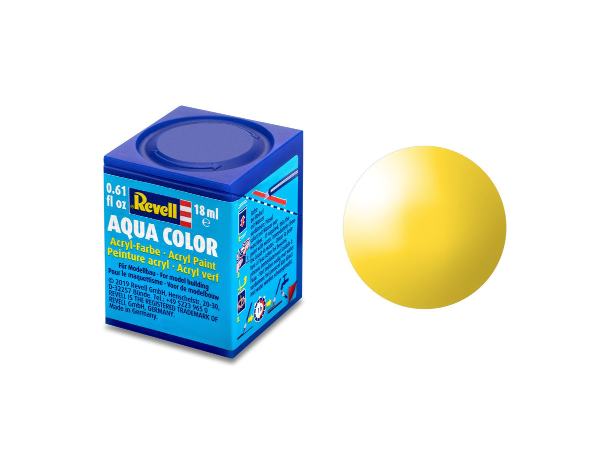 yellow, glossy RAL 1018 Aqua Color 18 ml