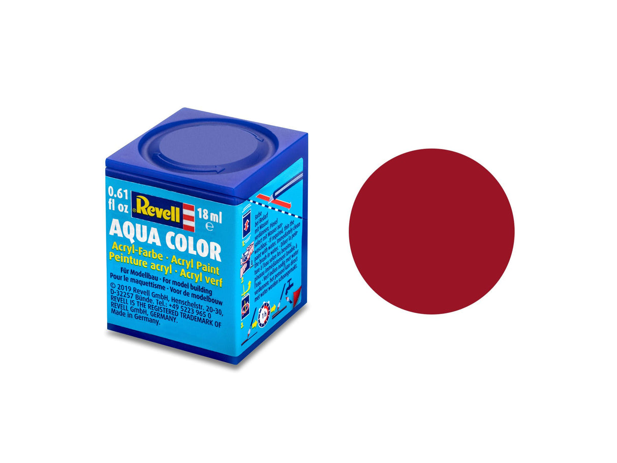 Carmine red, matt RAL 3002 Aqua Color 18 ml