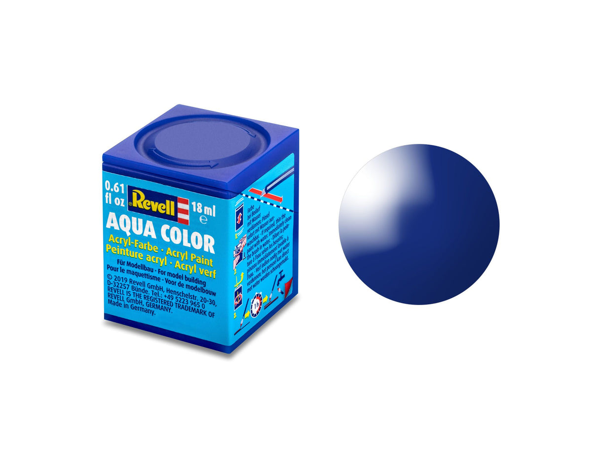 ultramarine blue, glossy RAL 5002 Aqua Color 18ml