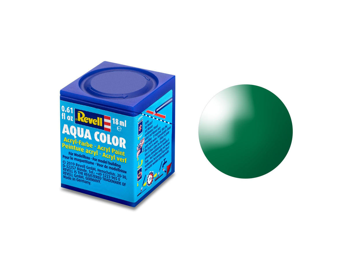 Aqua emerald green, shiny