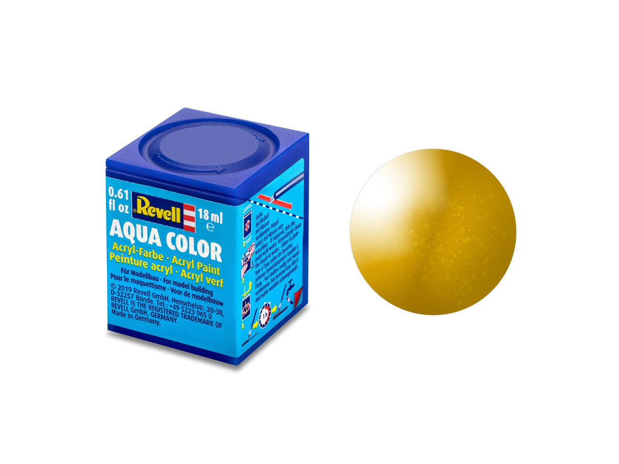 Brass, metallic Aqua Color 18 ml