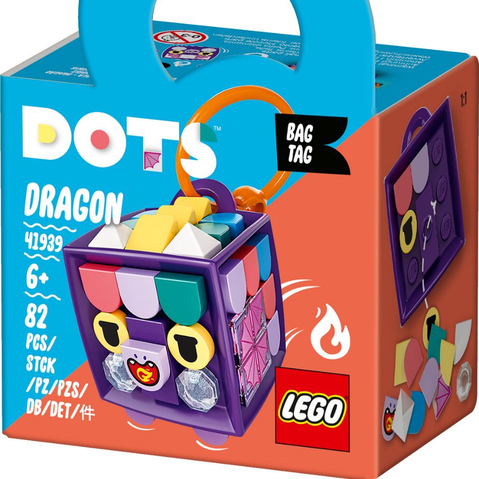 DOTs - Bag Tag Dragon