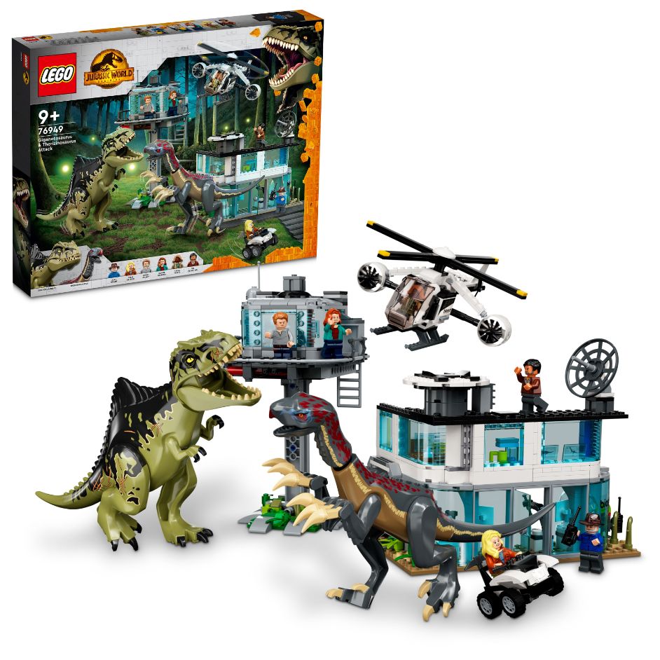 Giganotosaurus & Therizinosaurus Attack