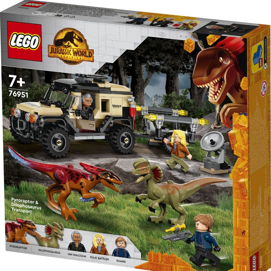 Pyroraptor & Dilophosaurus Transport