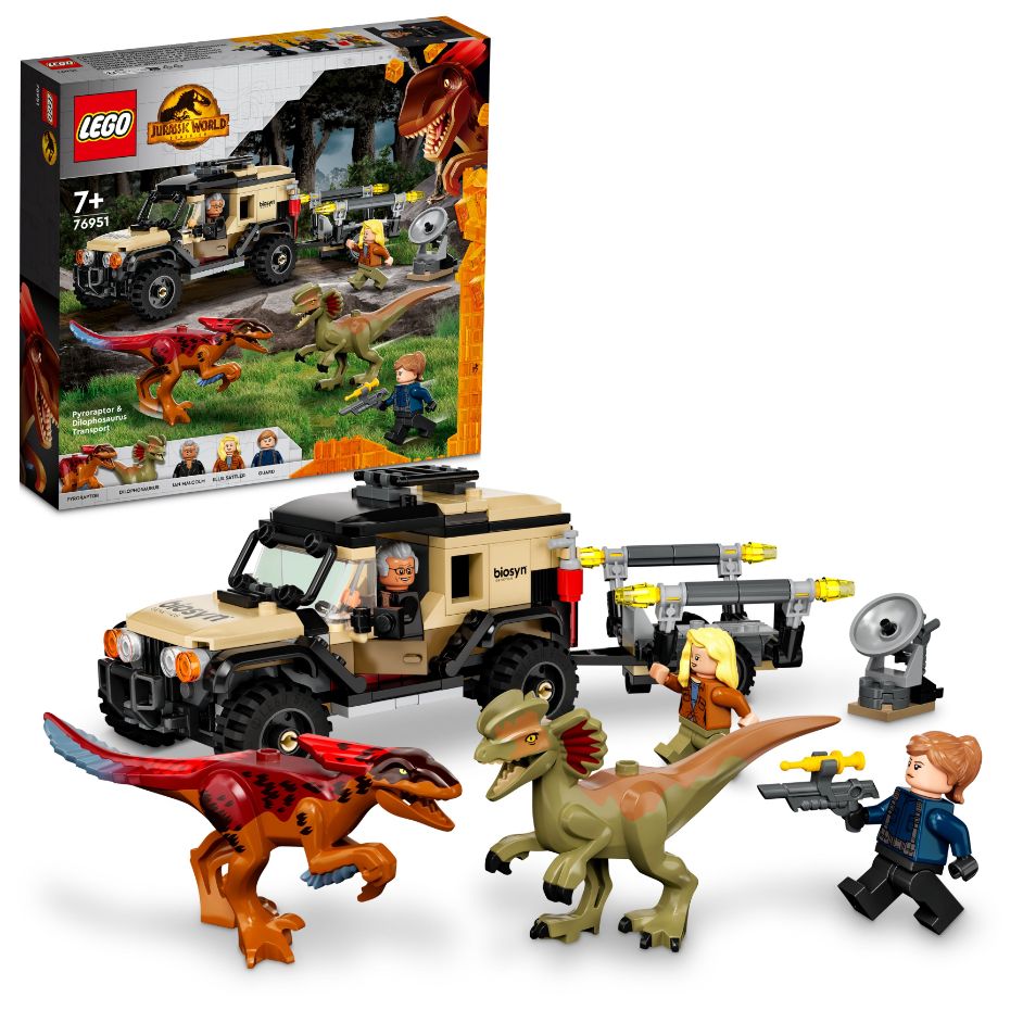 Pyroraptor & Dilophosaurus Transport