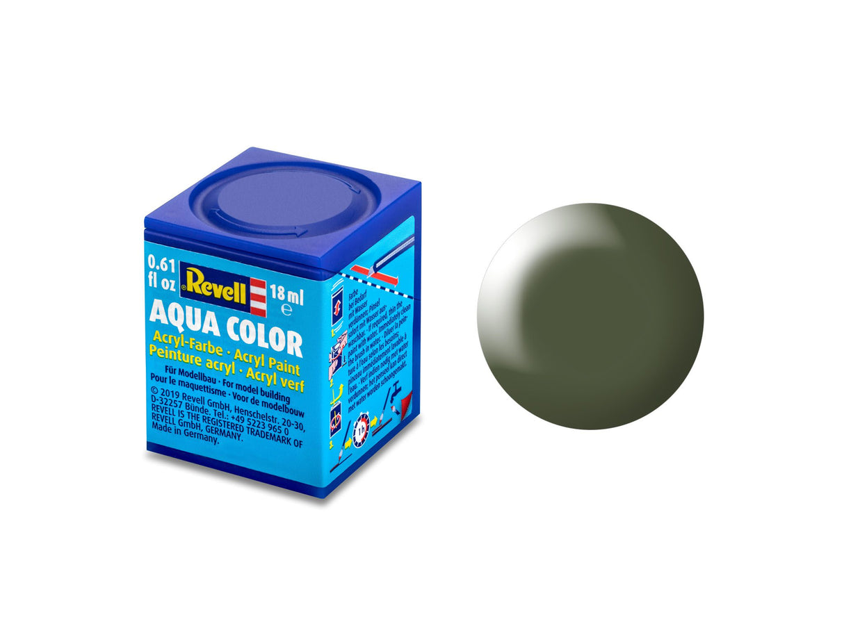 Olive green, silk matt Aqua Color 18 ml