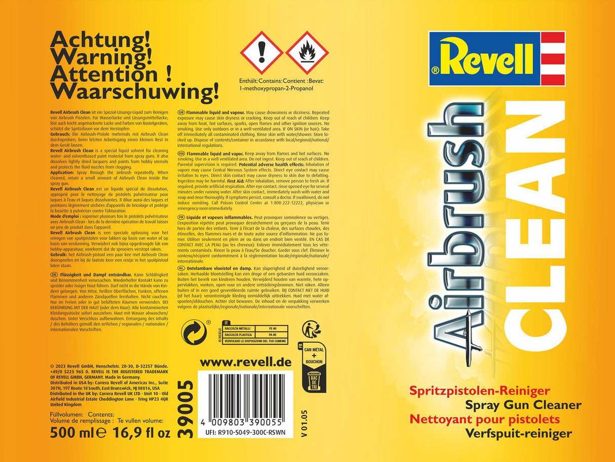 Airbrush Enamel Cleaning, 500ml